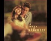 Demo of a song from the Walk to Remember Soundtrack for Christopher’s upcoming duets album