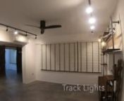 Track Lights are a flexible and easily installed lighting option for the typical HDB BTO flats in Singapore.This video shows how effectively it may be deployed for a showroom like effect.Courtesy of VAN HUS (Interior Design)