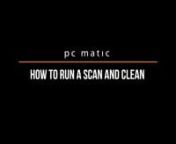 Follow along with our customer service expert as he walks you through different procedures for troubleshooting PC Matic. If you need to contact our customer support team visit www.pcmatic.com/help.
