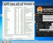 This is a free Monero Miner with a GUI Builder !nMost of its functions are explained in the video, all other functions should be self explaining.nnThe Miner itself has no dependecies and runs on every modern Windows Computer.nn########## Links ##########nnMiner + Builder:n(1) https://www66.zippyshare.com/v/gEZNbkhH/file.htmlnCreate Monero Address:n(2) https://mymonero.com/#/create-your-accountnChoose a pool:n(3) https://moneropools.com/nnn##########FAQ##########nnQ: How much money can I earn