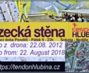 Lezecká stěna Ostrava Tendon Hlubina a Dolní Vítkovice n(22. 08. 2018 , Pořízeno dronem)nColours: Vincent van Goghnnhttps://tendonhlubina.cz/nhttp://www.dolnivitkovice.cz/