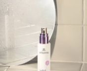 Client: ArbonnennCredits: Video - Jenna Gang, Styling - Margo LatkannDescription: Model drawing a heart on a steamed mirror with an Arbonne product resting on bathroom tile.