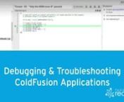 Debug Your Applications from Development to ProductionnFusionReactor’s Java and ColdFusion Debugger is a game-changing “production-ready” tool to give you INSTANT insight into your development &amp; production environments to MINIMIZE issue identification time.nnProduction Debugger OverviewnFusionReactor’s debugger contains a fully featured, low overhead, ‘IDE’ Style debugging browser console (see below) as well as the ability to capture stack trace and variable context state at any