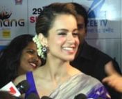 Kangana Ranaut SLAPS a journalist for asking THIS question! The actress slapped a reporter after he asked her if she is ever willing to portray the character of a police inspector in any film, she replied ‘Yes, definitely “. The over demanding reporter asked her to do the actions with feeling, on that Kangana slapped the reporter and later laughed about it. The fierce actress marked her presence for the very prestigious Umang 2017, a concert for the Mumbai police. She wore a gorgeous Madhury