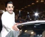 Ranveer being possessive about his car as media bumps into it. Colour-coordinated in white, DP and Ranveer left for their wedding venue in Italy #BlastFromPast The very enthusiastic and energetic actor seemed ecstatic as he arrived at the Mumbai airport in his matching car (Don’t know if that was intentional to match his attire, or not) According to reports, Ranveer arrived playing Dilwale Dulhania Le Jayenge song Mehendi Laga Ke Rakhna on his boombox. Ranveer was characteristically flamboyant