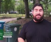 Hello. I’m Israel Vazquez with the Salisbury Public Works Department.nThe City Of Salisbury collects garbage weekly at the curb on the same day as yard waste and bi-weekly recycling collection. nPlacing your cart at the curb seems simple but here are a few tips to keep the process rolling smoothly.nCarts should be placed at the curb by 7 AM on the scheduled collection day. nAll carts should have their lids securely closed with no garbage overflow to avoid spills.nAll garbage should be contai