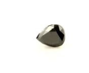 This is an AAA quality GIA Certified Loose Un-Treated Pear Black Diamond measuring 8.04x5.63x3.84 mm. Approximate Black Diamond Weight: 1.34 Carats. Useable as a Rose cut or a regular cut pear shape. Both sides very nice. Nicely cut, faceted, no pits seen. Bargain at this price for a Natural fancy Black Diamond that is GIA certified.