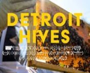 Detroit Hives follows Tim Paule and Nicole Lindsey, a young couple from East Detroit, who are working hard to bring diversity to the field of beekeeping and create opportunities for young Detroit natives to overcome adversity. It is estimated that Detroit has with well over 90,000 empty housing lots to date. In an effort to address this issue, Tim and Nicole have been purchasing vacant lots and converting them into bee farms. Detroit Hives explores the importance of bringing diversity to beekeep