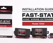 Fast Stat - Model 7000 Installation Video from fast stat 7000