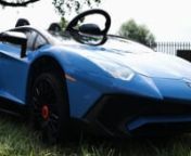 The Lamborghini Aventador ride on car, 1 seater, is the most outrageous, extravagant and wildly styled cars we sell here at RiiRoo available from https://riiroo.com.You will find the full promotional video and links to the product in the description below. RESOURCES &amp; LINKS: ____________________________________________ For more info on this car, visit http://bit.ly/LamborghiniRideOnCar Check out the blog post: https://riiroo.com/blogs/news/lamborghini-aventador-ride-on-car Our ride-on cars -