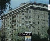1960s Construction in Central London, from 16mm from the Kinolibrary Archive Film Collections. To order the clip clean and high res for your commercial project or to find out more visit http://www.kinolibrary.com. Clip ref TA41.nSubscribe for more high quality, rare and inspiring clips from our extensive archive of footage.nnRed London bus down street. Kensington, SIGN &#39;The Commonwealth Institute&#39;. Scaffolding, building work. Tall buildings, office blocks, modern architecture. Pan down to shops