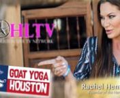 A new HLTV Show with Goat Yoga HoustonnHosted by Founder Rachel Hensonnhttps://www.facebook.com/goatyogahouston/nnWelcome to Goat Yoga Houston. Our classes are 9 and up without special permission, or if the class reads family class. There is a 45 minutes of yoga built into your time, followed by 20 minutes of whatever you would like, goat cuddles, advanced pose work, picture taking! Your class your time! Come join us for laughs and yoga too! Surround yourself with friendly goats and people! Watc