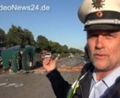 Bildmaterial (Film/Foto) © Videonews24.de / VN24.nrwnMaterialbestellung unter Tel. 0231 / 444 1771 oder 0171 339 44 11nn+++++nnO-Ton Polizei Dortmund: Johannes Ryrkonn POL-DO: Unna, A44 Richtung Dortmund Abschlussmeldung - Schwerer Verkehrsunfall auf der A44 - LKW kippt um und blockiert beide Fahrtrichtungenn14.09.2017 – 10:02nnDortmund (ots) - Lfd. Nr.:1004nnWie bereits mit Pressemeldungen laufende Nummern 1002 und 1003 gemeldet, ( Siehe http://www.presseportal.de/blaulicht/pm/4971/3734744 u