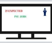 Hi GATE 2018 Aspirants here. We are here to discuss about the 25 Expected PSU Jobs through GATE 2018. If you are looking forward to a bright future in your core engineering departments, then “PSU Companies” is what to be your target. Each &amp; Every year, the number companies recruit through GATE (Graduate Aptitude Test in Engineering) increases gradually. There are several number of Public Sector Undertaking (PSU) companies in India and are looking for to talented engineers like you. One o