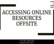 A guide to accessing online Library resources from off-site using Discover, Find at LSHTM via a database, or using an institutional login.nnKEY LINKS:nLSHTM Library homepage - lshtm.ac.uk/research/library-archives-servicenDiscover: discover.lshtm.ac.uknnQUESTIONS? Contact library@lshtm.ac.uknnTRANSCRIPT:nIn this video, we&#39;ll talk about accessing LSHTM&#39;s online resources from off-site. You will always need to log in to access Library resources. LSHTM Library provides access to lots of online jour