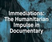 Sunday, Sep 10 at 7:30 pmnImmediations: The Humanitarian Impulse in DocumentarynTo be followed by discussion with Pooja Rangan, Brett Story, and Paige SarlinnIn her new book Immediations: The Humanitarian Impulse in Documentary, author Pooja Rangan examines the tendency for documentaries to render human suffering urgent and immediate at all costs. She considers this humanitarian orientation in films seeking to “give a voice to the voiceless,” an established method of validating the humanity