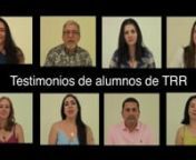 Testimonios de alumnos que han realizado la formación en Terapia Regresiva Reconstructiva (TRR)