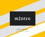 mIntro - https://www.motionvfx.com/mplugs-159.htmlnn30 Beautiful Intro Openers Built Exclusively For FCPXnnEvery content creator knows the importance of a good introduction to their work. Whether a commercial production or just a hobby blog entry, a good intro is a key to staying in the viewers memory. mIntro is a plugin that will help you enhance any subject with a stylish opening animation. These 30 intros with variety of styles, effects and moves will help you reach any audience and suit any