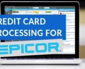 For more information check out our website:nhttp://www.centurybizsolutions.net/products-solutions/credit-card-processing-solutions/payment-processing-application-for-epicor-10/nnMany businesses fall behind on invoicing, make data entry errors, and waste staff time on manually applying payments in their accounting software. With EBizCharge for Epicor, those days are gone. EBizCharge was developed to reduce processing costs, secure customer credit card information, and save you time on your paymen