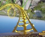 Grab your best mate to soar the rails of this guest-favorite coaster!Secure in the train, you&#39;ll start with a pull up a steep incline, backwards, out of the station.Once at the top of the incline, the train is released and it falls down the incline and through the station into a Cobra Roll (