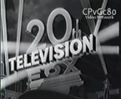 20th Century-Fox Television Logo (1956-1960) from 1956 20th century fox logo remake destroyed