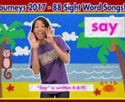 Sing &amp; Spell 88 words with these award-winning videos - now organized to match the Journeys 2017 Kindergarten Sight Word List! This compilation contains our new, animated Sing &amp; Spell videos, featuring fresh and engaging animations and our diverse, youthful performers!nnDisclaimer: This collection was developed by a teacher and has not been developed, endorsed, or reviewed by Houghton Mifflin Harcourt Publishing Company, publisher of the original JOURNEYS work on which this collection is
