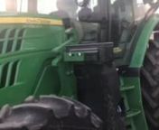 2016 JOHN DEERE 6130R TRACTOR WITH 164HRS. PREMIUM CAB WITH ECONOMY SEAT WITH INSTUCTIONAL SEAT AND STANDARD RADIO PACKAGE. ISOBUS/GREENSTAR READY CAB WITH 7
