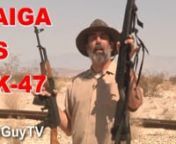 A great video comparing the California compliant Saiga 7.62x39 rifle with the Wasr 10 Ak-47.We took both out to the desert on a very hot summer day and shot them at a distance that most people don&#39;t bother trying to shoot AKs.They both performed well. n nVisit my website at http://gunguy.tv/ nPatreon: https://www.patreon.com/gunguytv n nCheck out training at Practical Defense Systems: http://pdsclasses.com/ n nVisit our sponsers: n- The P2K Range http://www.p2krange.com/ n- The Rainbow R