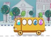 Wheels On The BusNursery Rhymes For KidsPopular English RhymesPeekaboo from wheels on the bus kids tv