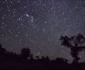 Clear skies just west of Warwick, Qld, February 9th, 2018,Time-lapse videos by a Canon G5X Powershot camera.