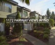 RARELY AVAILABLE! 2 Bed 3 Bath 4 Deck Townhouse in the SUNNY beach town of Tsawwassen, overlooking fairways at Beach Grove Golf Course. Enjoy your morning coffee watching the sunrise over Mt Baker &amp; an evening glass of wine on your private garden patio! Updated laminate flooring throughout! Natural Gas fireplace in living/dining area, large kitchen for entertaining &amp; PATIOS OFF EVERY ROOM! Complex Clubhouse ft pool, sauna &amp; sundeck. This community has all amenities at your doorstep: