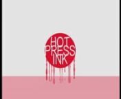 GIF of Hot Press Ink ™ Logo Design.