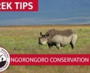 http://wwtrek.com ➤ The Ngorongoro Conservation Area in Tanzania is home to the highest concentration of animals anywhere on Earth, including the black rhinoceros.Watch now to find out why World Wide Trekking always visits the NCA during our safaris!nn****************************************************************************************************************************nnThe Ngorongoro Conservation Area is a phenomenal location for observing animals on safari. The Ngorongoro Crater is a