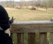 Just a simple video of me shooting my Smith &amp; Wesson AR semi-auto at a 1x1 foot concrete target 100+- meters out in about 10 seconds. 30/30 hits, just look at the smirk on my face, that&#39;s when you know your having fun. I feel the impressive part of this video isn&#39;t the size or range of the target, rather the rate I&#39;m able to pull the trigger and land 30 of 30 rounds, not something the army tough me to do.