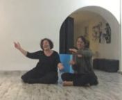 Simona Totaro and Angela Espositoimprovising a Tarantella &amp; Pizzica,nat the end of the masterclass