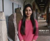 A promotional video featuring student, Hema Eti produced for UCC International. Hema talks about her time at UCC and how the experience has made her &#39;work-ready and world-ready&#39;.