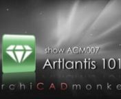 So this is a followup show to ACM006 - intro to Artlantis, where I explored what Artlantis is and why it’s such a fantastic piece of software - especially for architects. It would probably be best to check out that show for a quick introduction before diving into this one, but still this is just going through the basics. Abvent Artlantis is recognised as the fastest and most powerful solution for photo-realistic rendering and animation developed for architects and designers. This show will bri