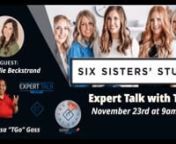http://ExpertTalk.fm ~ In this interview sponsored by PodNation TV, Camille Beckstrand of Six Sisters&#39; Stuff discusses their journey from a family blog to a renowned culinary empire. With a focus on serving and connecting with their audience, the Beckstrand sisters have published 10 cookbooks, amassed 4 million followers, and continue to inspire families to bond over food and tradition.nnCamille lives in Utah with her husband Jared and their four kids. She owns a company with her sisters (Six Si