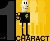In chapter one I demonstrated how to create a cartoon character in Illustrator and setup in After Effects.