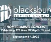 HOMECOMING CONCERTnI’m Feeling Fine … by Mossie ListernShackles On The Ground (soloist, Tabi Mayhew) … by Brent Ellison, Heather Sorenson, and Ed StiversnMy God Is Real (soloist, Sheryl Spencer) … by Loyce Mitchell and Mrs. Luther M. HutchinsnWonderful Grace of Jesus (soloist, Brian Glosh) ... by Haldor LillenasnThe God I Serve … by Jimmy Yeary, Karen Peck Gooch, Sonya Isaacs, and Rebecca Issacs BowmannBury The Workman (soloist, Zach Dulaney) … by Jimmy Lowry, Michael Gomez, and Doug