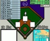 A simulated baseball game played with NFTs. website: moonshotbaseball.io
