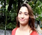 TAMANNAAH SPOTTED AS SHE IS GOING TO MEET DIRECTOR SUJOY GHOSH from sujoy ghosh