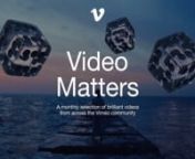 Video Matters is Vimeo’s interactive magazine showcasing the most inspiring videos on the internet. This month we present a smart experimental skate video, a genuinely funny product film from Dropbox and a collection of stories inspired by a woman’s right to choose.