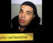 TD Radio hosts Esh, Nic and Chell interview rapper/singer/actor Drake about dating. Brought to you by TeenDiariesOnline.com and blogtalkradio.com/tdradio
