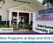 The Boys &amp; Girls Clubs of Central Florida offer great services for our youth, but recent support from Osceola County Government allowed two much needed programs to be added. Tune in as District 2 Commissioner Viviana Janer shares the news for the Literacy and Learning Specialist Program and Trauma-Informed Therapist Program.Learn more about Boys &amp; Girls Clubs of Central Florida at https://www.bgccf.org/.