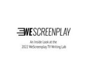 WeScreenplay 2022 TV Pilot Competition had 8 writers, 5 days, 4 workshops, 2 notes sessions, 31 Meetings nnLab Highlights:nHeadlining Act - Writers Room Workshop with Naren Shankar (Showrunner, THE EXPANSE). I’ll add additional details in the sheet for you. We have a go-ahead on the promotions for it on social, but he requested if we could run the copy by his assistant before posting since he’s sharing a bunch of confidential network-facing documents with the writers.nnOther workshops at th