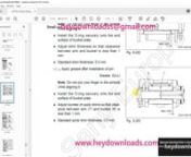 https://www.heydownloads.com/product/sany-sy35u-crawler-hydraulic-excavator-shop-manual-pdf-download/nnnnSany SY35U Crawler Hydraulic Excavator Shop Manual - PDF DOWNLOADnn1 Introductionn11 How to Read the Manual 1-3n111 Shop manual organization 1-3n112 Revision and distribution 1-4n113 Symbols 1-5n114 Units 1-5n12 Technical Terms 1-6n121 Standard size and tolerance 1-6n122 Standard clearance and value 1-7
