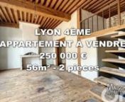 Retrouvez cette annonce sur le site ou sur l&#39;application Maisons et Appartements.nnhttps://www.maisonsetappartements.fr/fr/69/annonce-vente-appartement-lyon-4eme-2971569.htmlnnRéférence : K9GR-O0F-X56nnAppartement Lyon 2 pièce(s) 69 m2nnLYON 4, proche Berges du Rhône, venez découvrir ce Canut de 56m² avec en plus 12m² de mezzanines, situé au 3éme étage avec ascenseur et donnant entièrement sur l&#39;intérieur de la résidence. Il se compose d&#39;une entrée, d&#39;une cuisine indépendante, d&#39;u