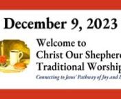 The Second Sunday in Advent - Moravian Love Feastnn#christourshepherd #fritzwiese #miriambeecher #davidbeecher #liveworship #onlinechurch #churchonline #traditional #COS #advent #moravian #lovefeastnn—— Worship Guide —— nhttps://coslutheran.org/wp-content/uploads/2023/12/2023.12.09-10.Love-Feast.FINAL_.V1.8.pdfnn—— Our Mission ——nConnecting to Jesus&#39; Pathway of Joy and Life nn—— Our Vision —— nOur Vision is to create an open community, welcoming, encouraging, and equi
