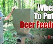 Deer hunting pre-season is in full swing and we are doing our best to prepare for harvesting deer. In this special episode, Doug DeHarpart, is moving his deer feeder to a better position so he can funnel deer into the perfect spot. Doug spends some time discussing where to put your deer feeder for best results, what makes a perfect placement for a deer feeder, and also how to make a post for mounting your deer feeder without buying any materials. Hint, you don&#39;t have to buy a post to mount your